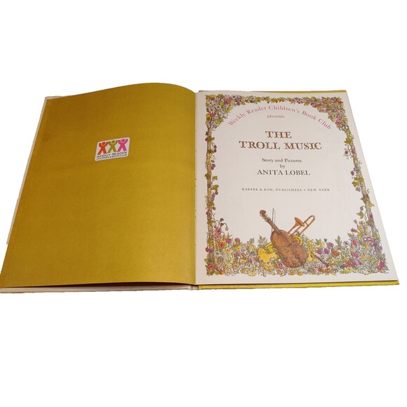 The Troll Music By Anita Lobel Weekly Readers Childrens Book Club 1966 - Picture 10 of 15